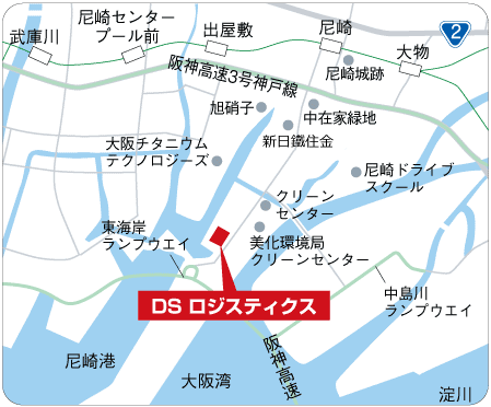 本社(管理部)の地図